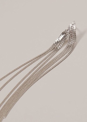 Phase Eight Long Chain Jewellery Silver Canada | UXFJHW-307